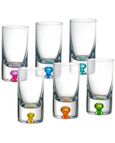Barski Set Of 6 Shot Glasses In White