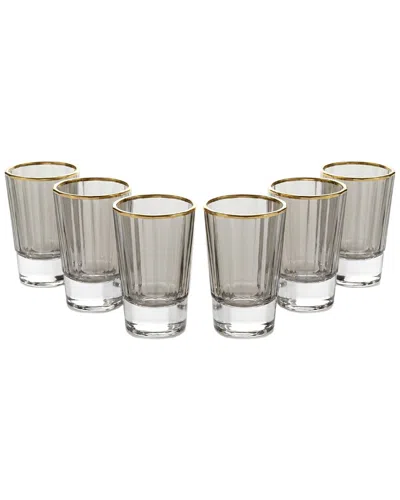 Barski Set Of 6 Shot Glasses In Neutral