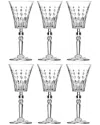 Barski Set Of 6 White Wine Glasses