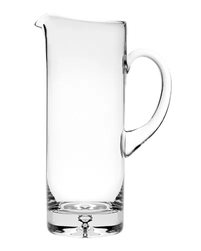 Barski Straight Sided Glass Pitcher With Handle In Transparent