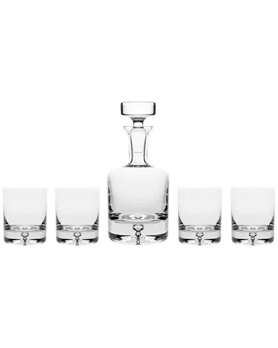 Barski Whiskey Decanter And Tumbler 5pc Set