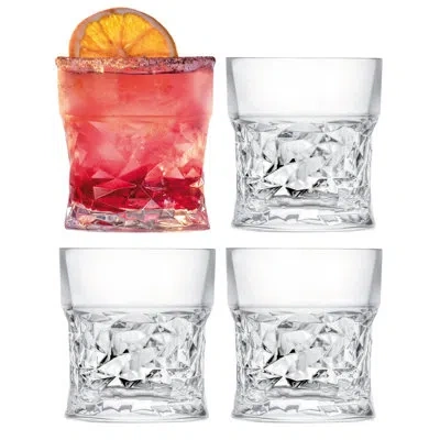 Barski Whiskey Glasses - Double Old Fashioned Rocks Glass - Set Of 4 - Dof - 10.5 Oz, Made In Europe In Clear