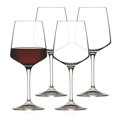 Barski Wine Glasses -  Set Of 4 - Stemmed - For White - Red - Wine - Dishwasher Safe - European Quality - B In Transparent