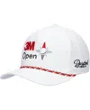 Barstool Golf Men's  White 3m Open Rope Snapback Hat In White