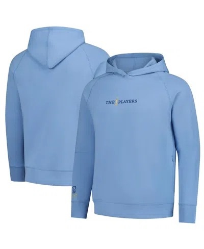 Barstool Golf Men's Light Blue The Players Performance Layering Pullover Hoodie