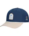Barstool Golf Men's Navy The Players Tropical Small Patch Rope Snapback Hat In Navy