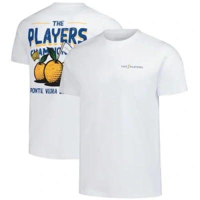 Barstool Golf White The Players Florida Orange Garment Dyed T-shirt