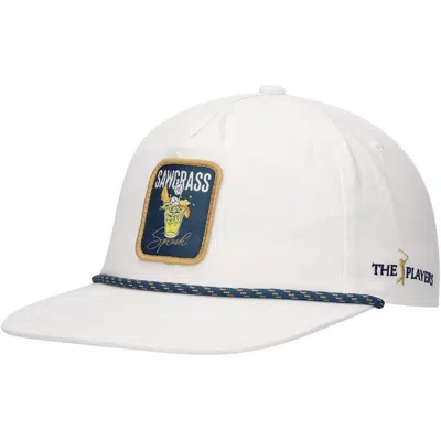 Barstool Golf White The Players Snapback Hat