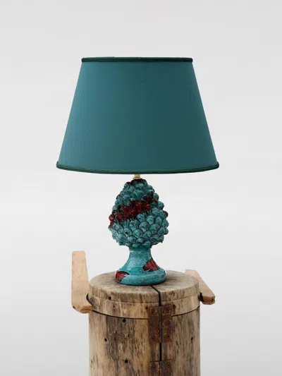 Bartes Table Lamps Lifestyle  In Blue