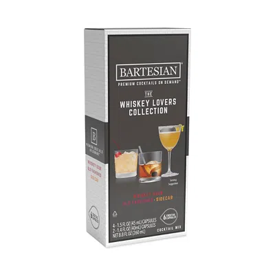 Bartesian Whiskey Lovers 6 Pack Capsules In Transparent