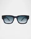 Barton Perreira 50mm Rectangular Sunglasses In Multi