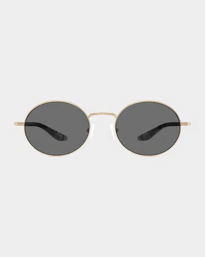 Barton Perreira Anamcara Metal Oval Sunglasses