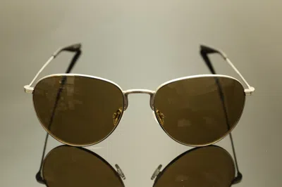 Pre-owned Barton Perreira Authentic  Sunglasses Mod Cruisaire 56 Men Different Colors In Silver / Vintage Brown [sil/vbr]