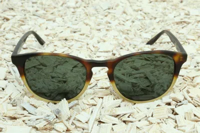 Pre-owned Barton Perreira Authentic  Sunglasses Model Plimsoul 52 Different Col. In Matte Bespoke Tortoise / Vintage Green [mbe/vgn]