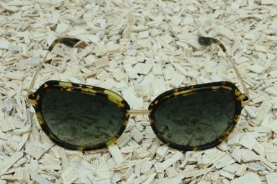 Pre-owned Barton Perreira Authentic  Sunglasses Titanium Model Leilani 56 Women In Heroine Chic / Gold / Julep [hec/gol/jul]