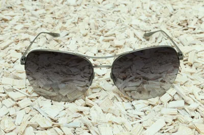 Pre-owned Barton Perreira Authentic  Sunglasses Titanium Quimby 60 Women Msrp 445 $ In Pewter / Smolder [pew/smo]