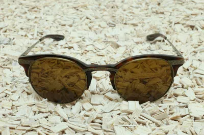 Pre-owned Barton Perreira Authentic  Sunglasses Titanium Roux 48 Different Colors Msrp $595 In Chestnut/antiquegold / Vintage Brown [che/ang/vbr]