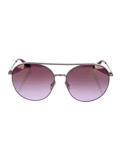Pre-owned Barton Perreira Aviator Gradient Sunglasses In Multi