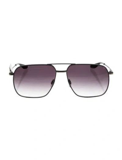 Pre-owned Barton Perreira Aviator Gradient Sunglasses W/ Tags In Black