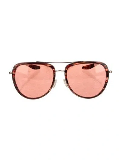 Pre-owned Barton Perreira Aviator Mirrored Sunglasses In Multi