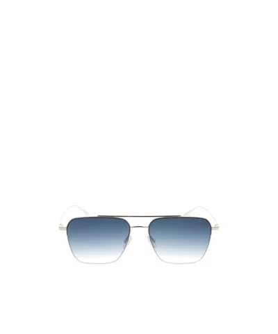 Barton Perreira Aviator Sunglasses In Neutral