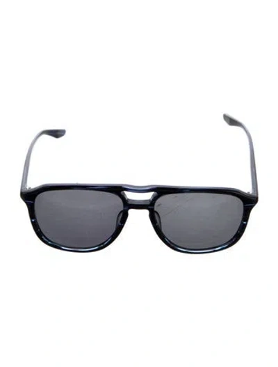 Pre-owned Barton Perreira Aviator Tinted Sunglasses In Black