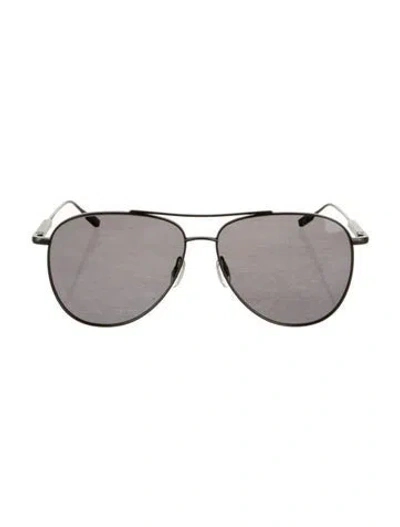 Pre-owned Barton Perreira Aviator Tinted Sunglasses In Gray