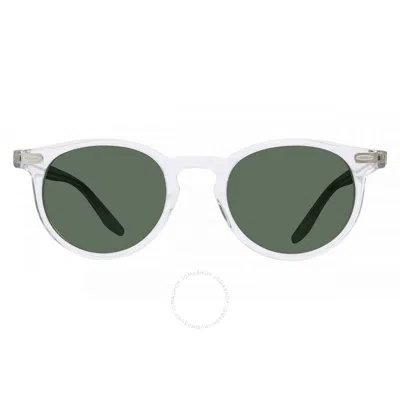Barton Perreira Banks Green Smoke Oval Unisex Sunglasses Bp40036i 26n 50 In White