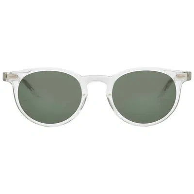Pre-owned Barton Perreira Banks Green Smoke Oval Unisex Sunglasses Bp40036i 26n 50 In Multi