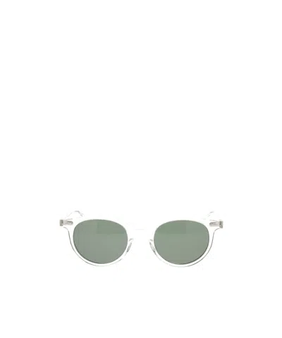 Barton Perreira Banks Oval Frame Sunglasses In Neutral