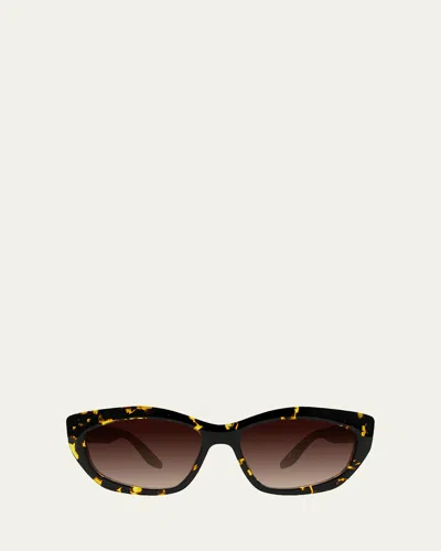 Barton Perreira Bessie 57mm Cat-eye Sunglasses In Brown