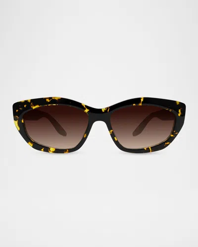 Barton Perreira Bessie 57mm Cat-eye Sunglasses In Heroine Chic