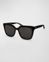 Barton Perreira Bolsha Rectangle Gradient Sunglasses In Black