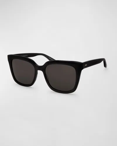 Barton Perreira Bolsha Rectangle Gradient Sunglasses In Black