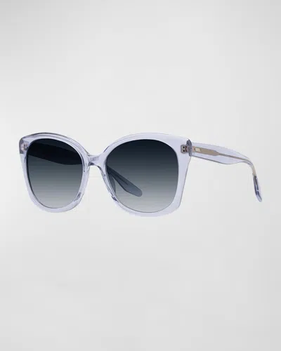 Barton Perreira Brow Babe Acetate Butterfly Sunglasses In Multi
