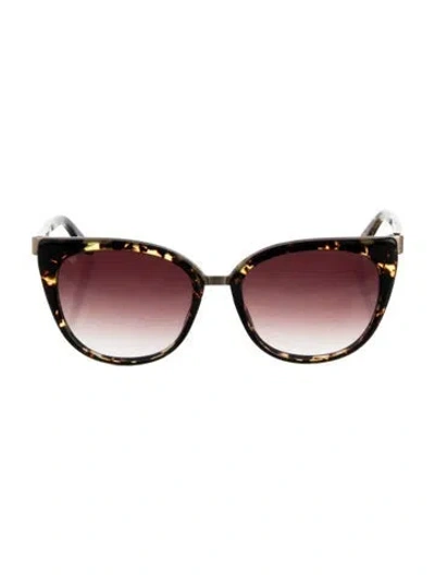 Pre-owned Barton Perreira Cat-eye Gradient Sunglasses
