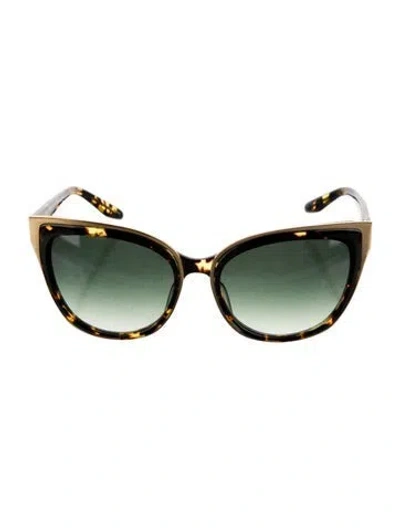 Pre-owned Barton Perreira Cat-eye Gradient Sunglasses In Black