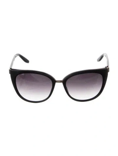 Pre-owned Barton Perreira Cat-eye Gradient Sunglasses In Black