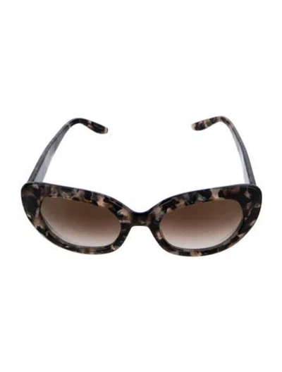 Pre-owned Barton Perreira Cat-eye Gradient Sunglasses In Black