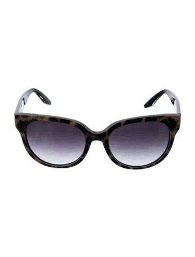 Pre-owned Barton Perreira Cat-eye Gradient Sunglasses In Black