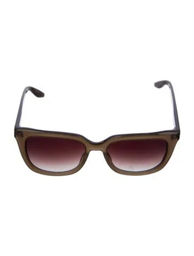 Pre-owned Barton Perreira Cat-eye Gradient Sunglasses In Brown