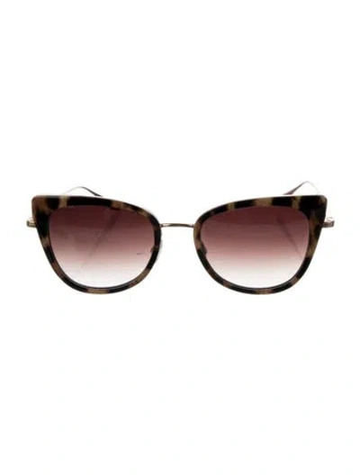 Pre-owned Barton Perreira Cat-eye Gradient Sunglasses In Multi