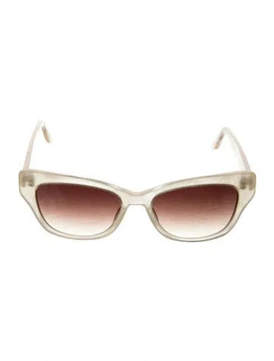 Pre-owned Barton Perreira Cat-eye Gradient Sunglasses In Neutral