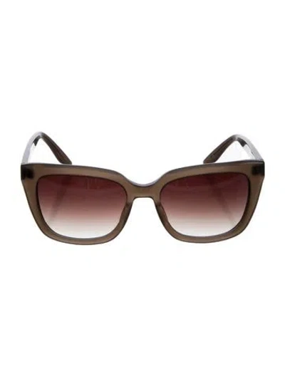 Pre-owned Barton Perreira Cat-eye Gradient Sunglasses In Neutral