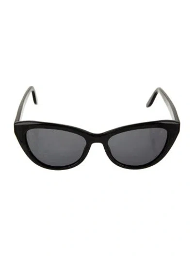 Pre-owned Barton Perreira Cat-eye Tinted Sunglasses In Black
