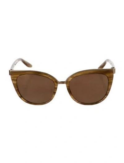 Pre-owned Barton Perreira Cat-eye Tinted Sunglasses In Neutral