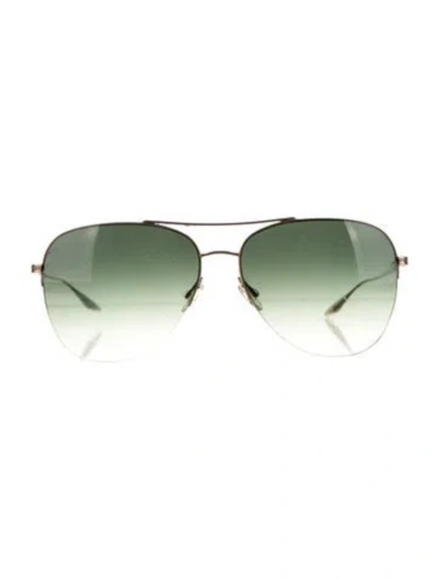 Pre-owned Barton Perreira Chevalier Aviator Sunglasses In Multi