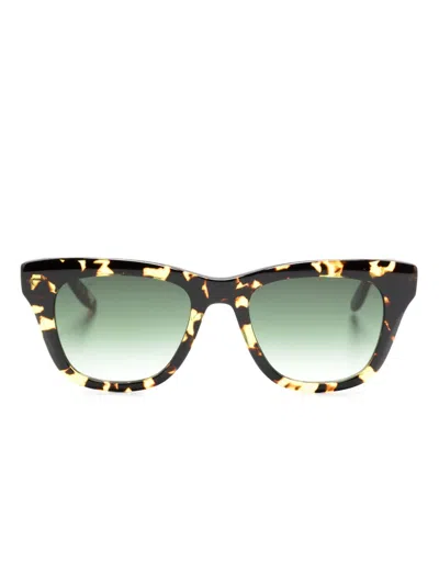Barton Perreira Claudel Tortoiseshell-frame Sunglassea In Brown