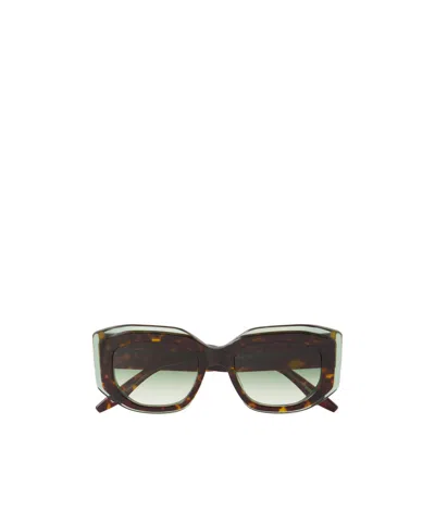 Barton Perreira Crescendo Square-frame Tortoiseshell Acetate Sunglasses In Pattern
