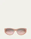 Barton Perreira Cruz Acetate Cat-eye Sunglasses In Pink